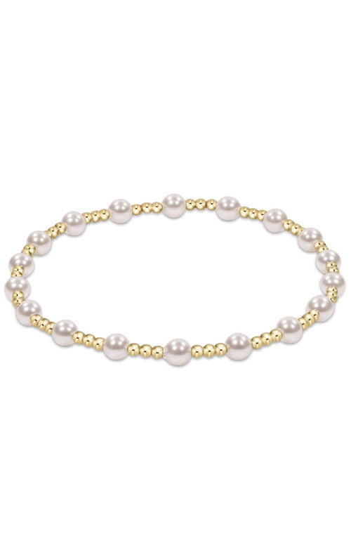 Sincerity Pearl 4mm Bracelet