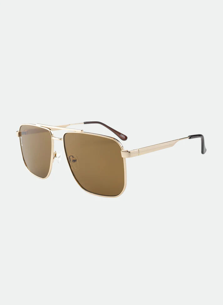 Sorrento Sunglasses Gold|Brown