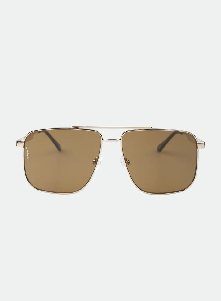 Sorrento Sunglasses Gold|Brown