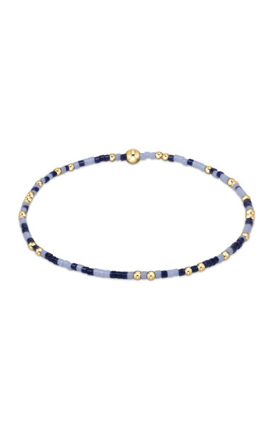 HOPE UNWRITTEN BRACELET - LIGHT BLUE-MATTE NAVY