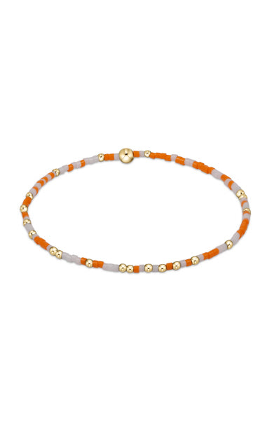 EXTENDS - GAMEDAY HOPE UNWRITTEN BRACELET - ORANGE-WHITE