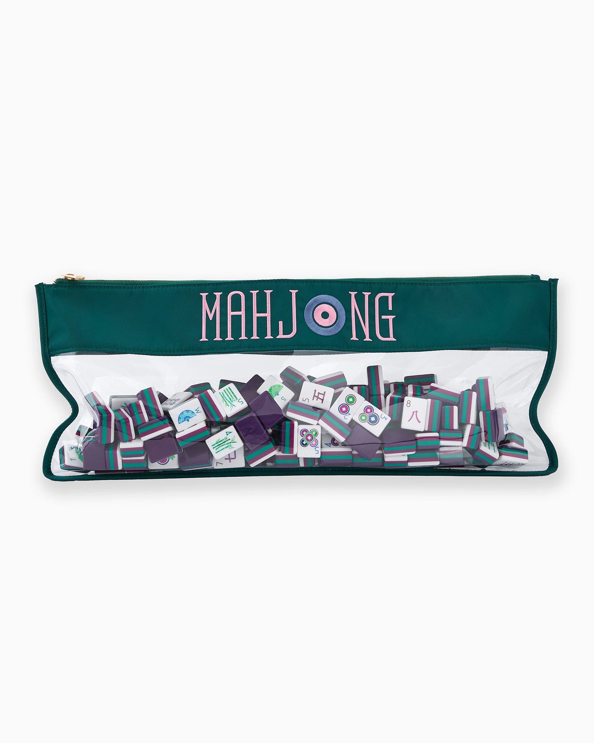 Teal Mahjong Bag
