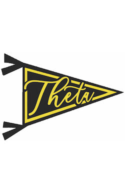 Kappa Alpha Theta Spirit Pennant Magnet