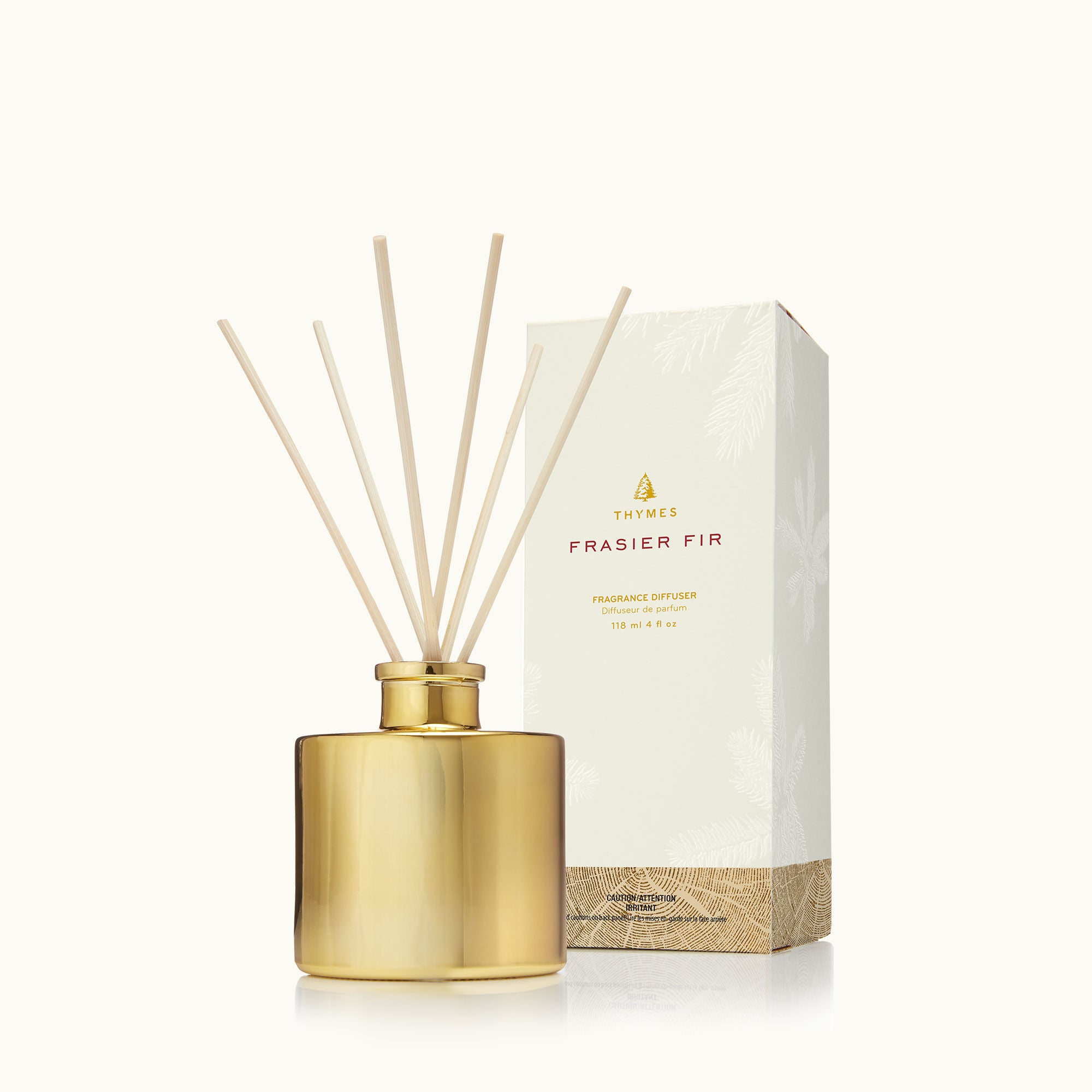 Gilded Gold Petite Reed Diffuser Frasier Fir