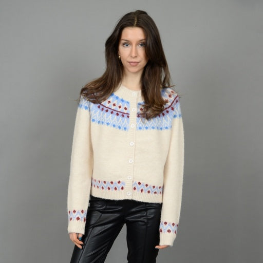 Elfa Crew Neck Cardigan