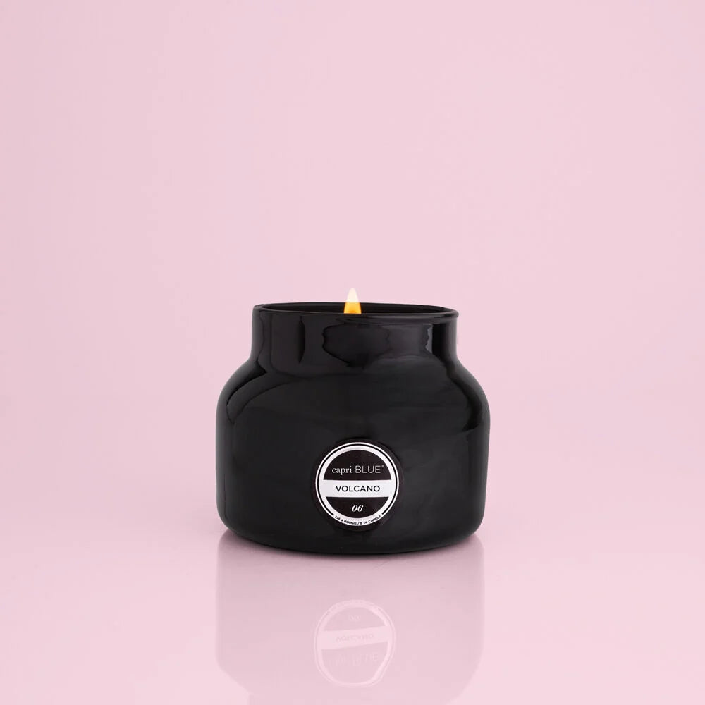 8oz Black Petite Jar-Volcano NO. 6