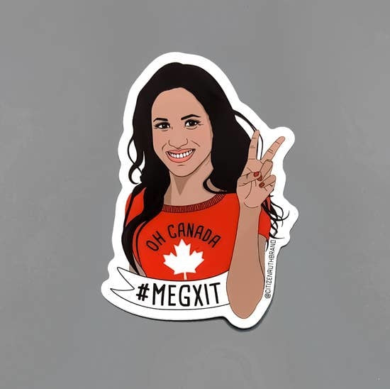 "Megexit" Meghan Markle Sticker