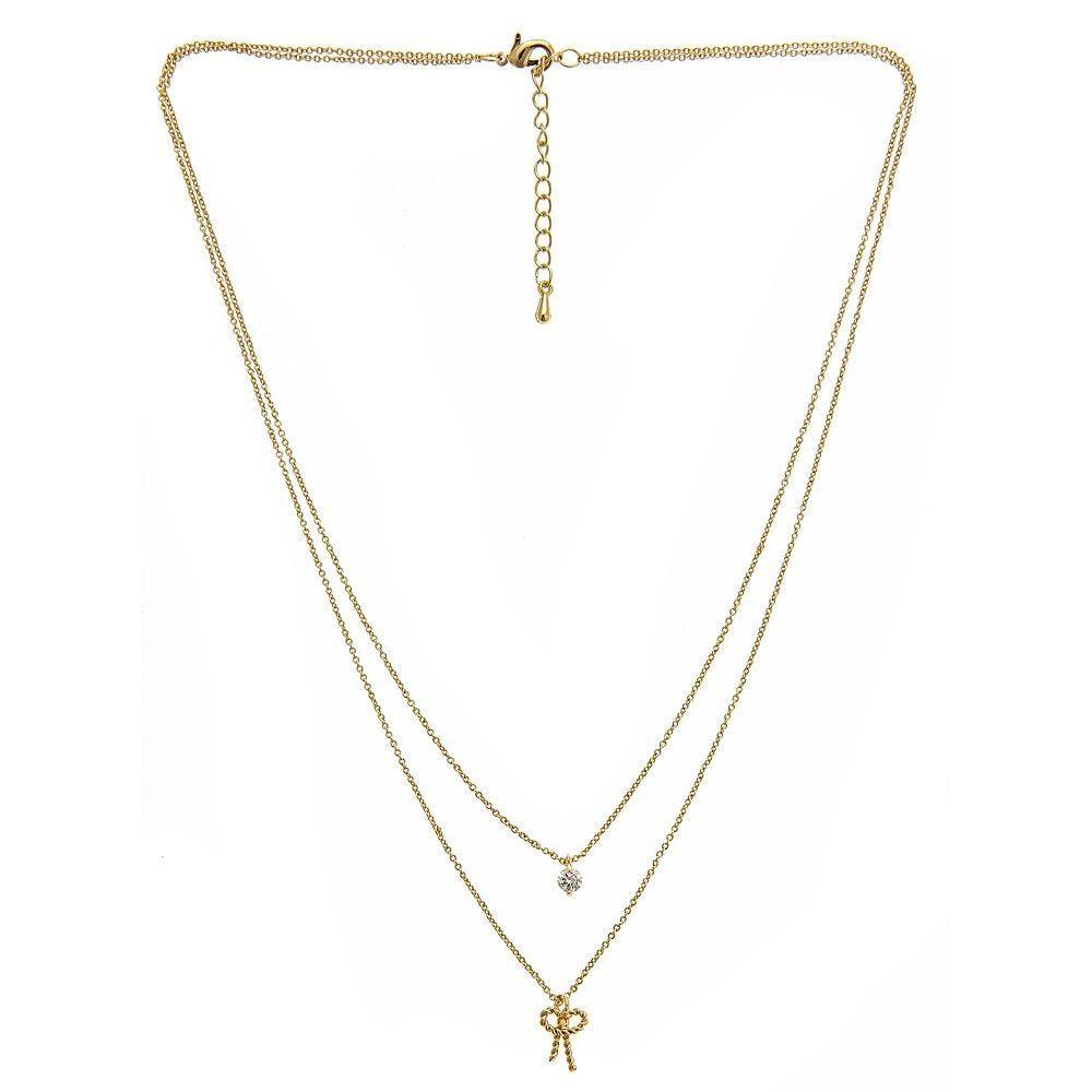 Two Strand Bunny Necklace | Gold
