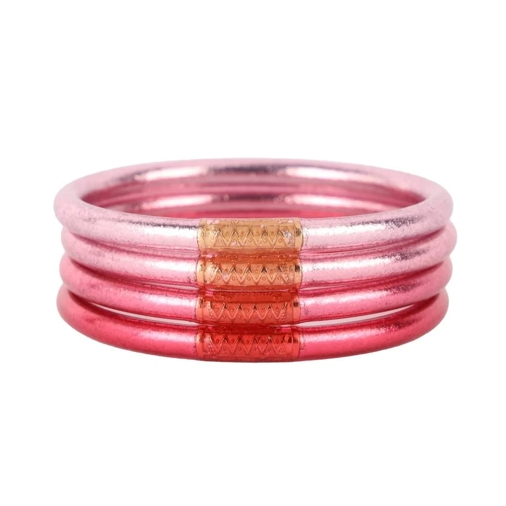 Carousel Pink All Weather Bangles Serenity Prayer