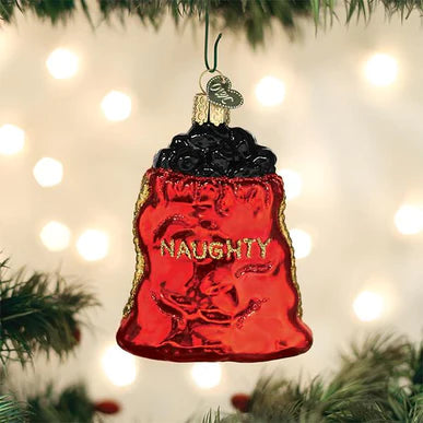 Bag of Coal Ornament