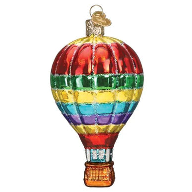 Vibrant Hot Air Balloon Ornament