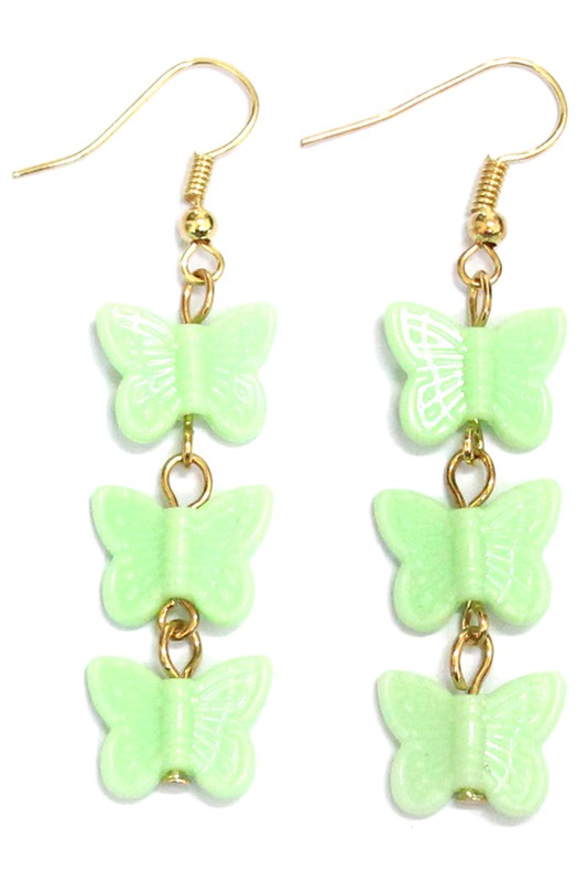 Butterfly Linked Earrings