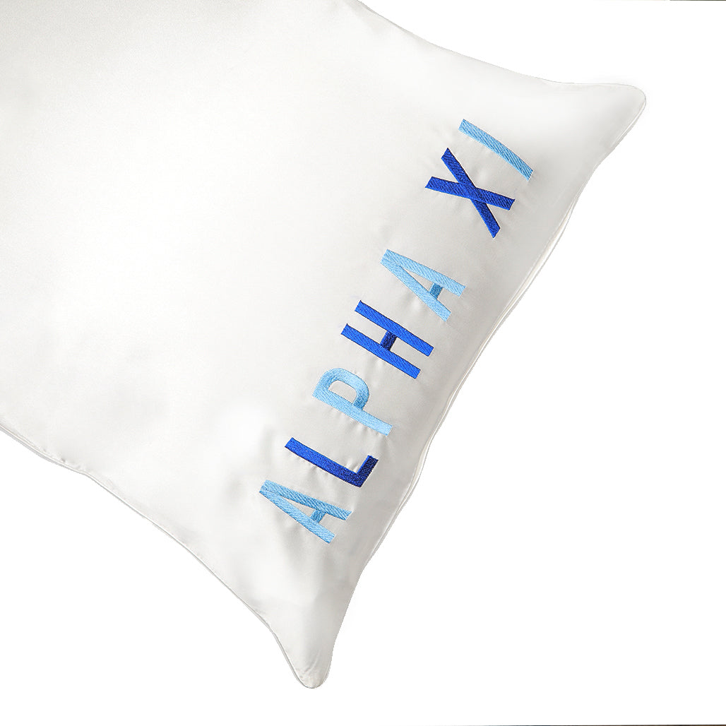 Alpha Xi Delta Satin Pillowcase