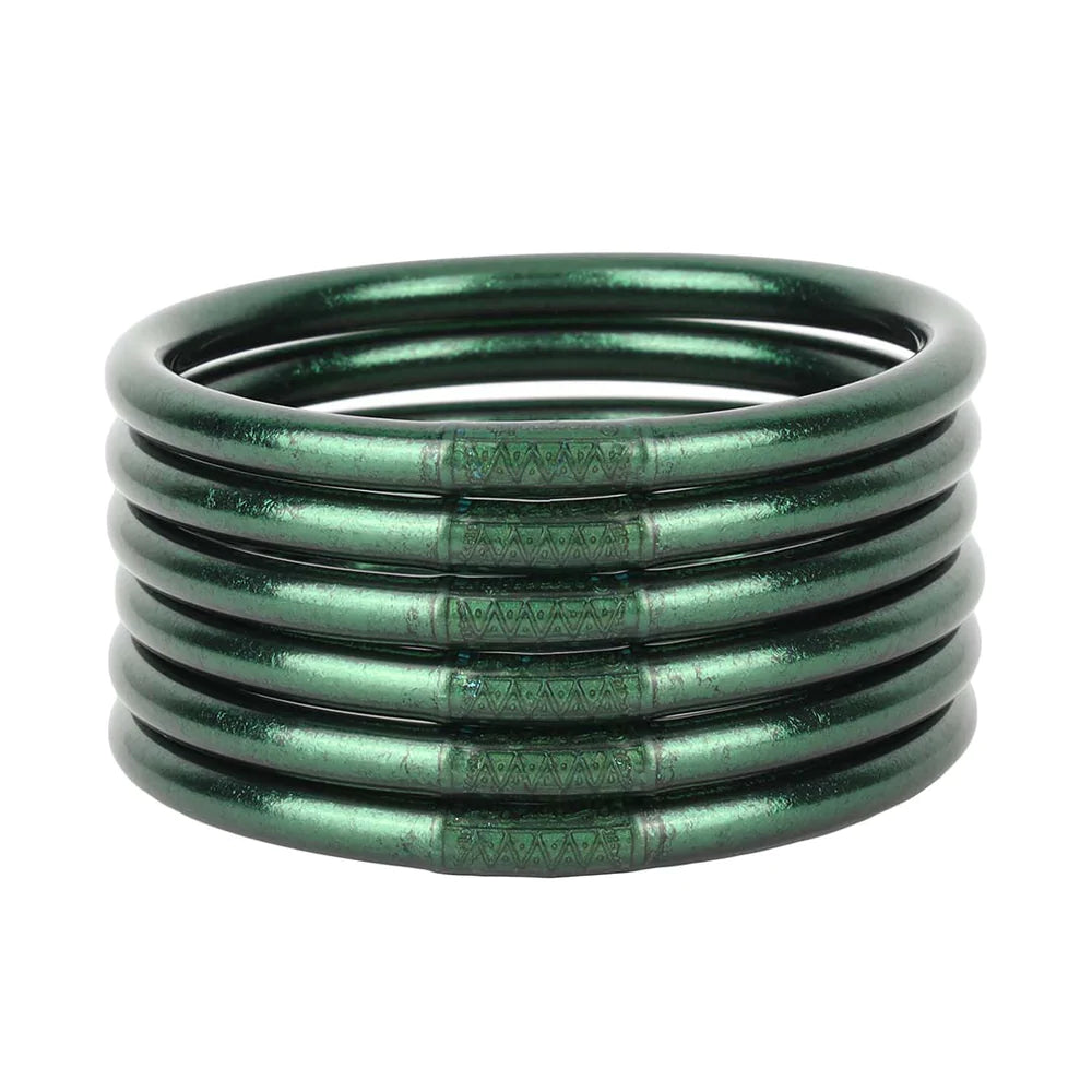 All Weather Frond Bangles 6 Set