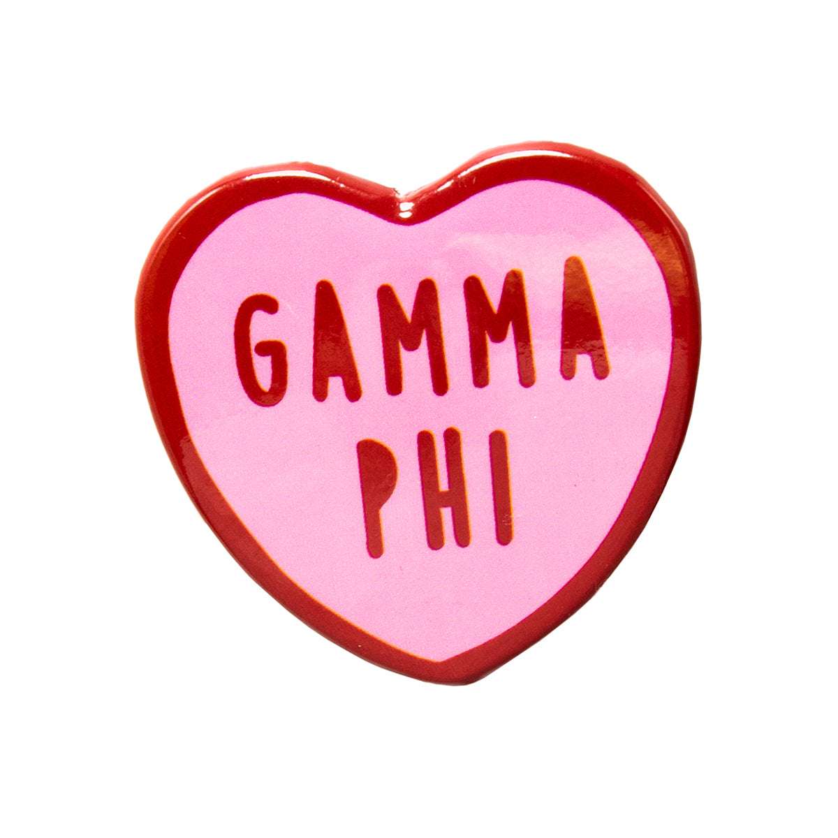 Gamma Phi Beta Heart Button