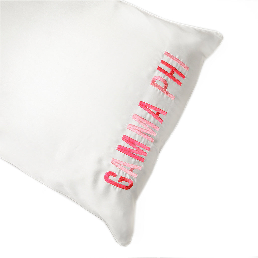 Gamma Phi Beta Satin Pillowcase