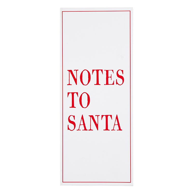 Notes To Santa Notepad