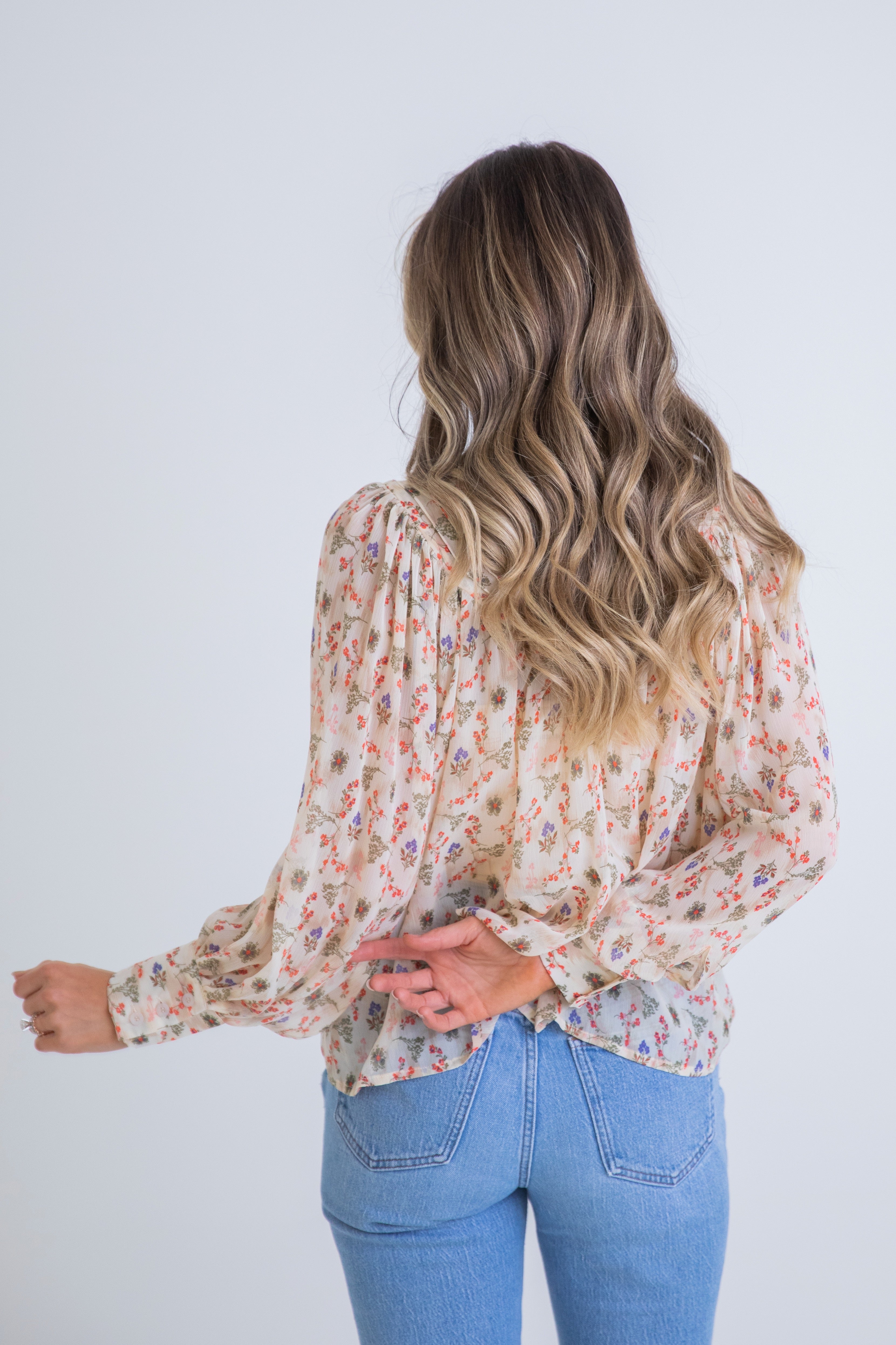 Wayward Vintage Floral Blouse