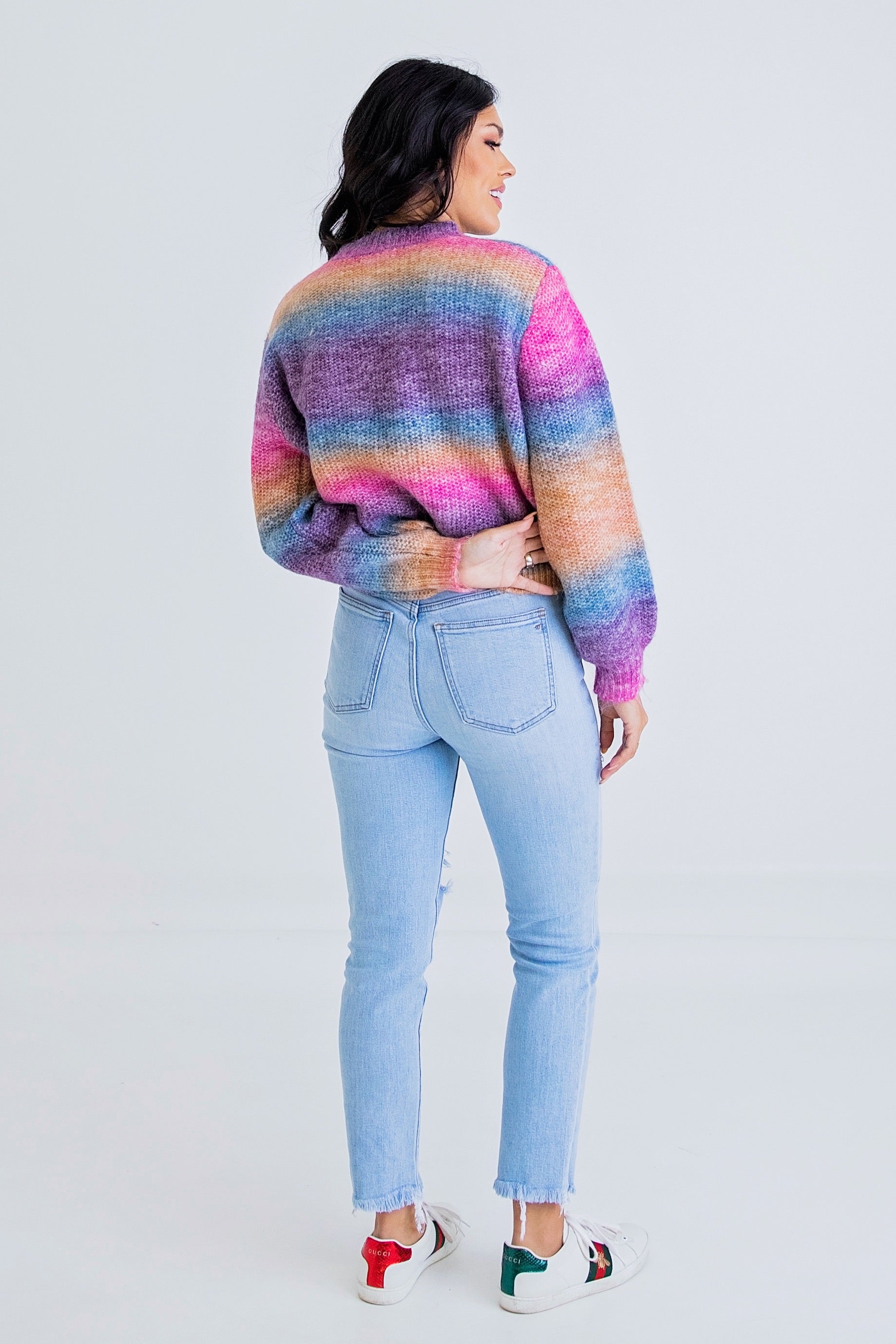 Clarissa Stripe Yarn Sweater