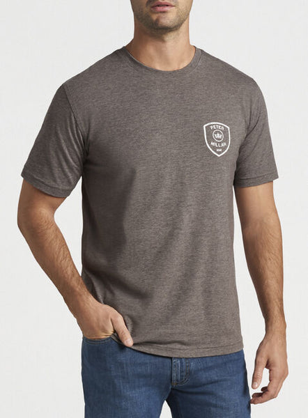 Peter Millar Men's Iron Crown Lite Graphic Print Crew-Neck Long-Sleeve  T-Shirt