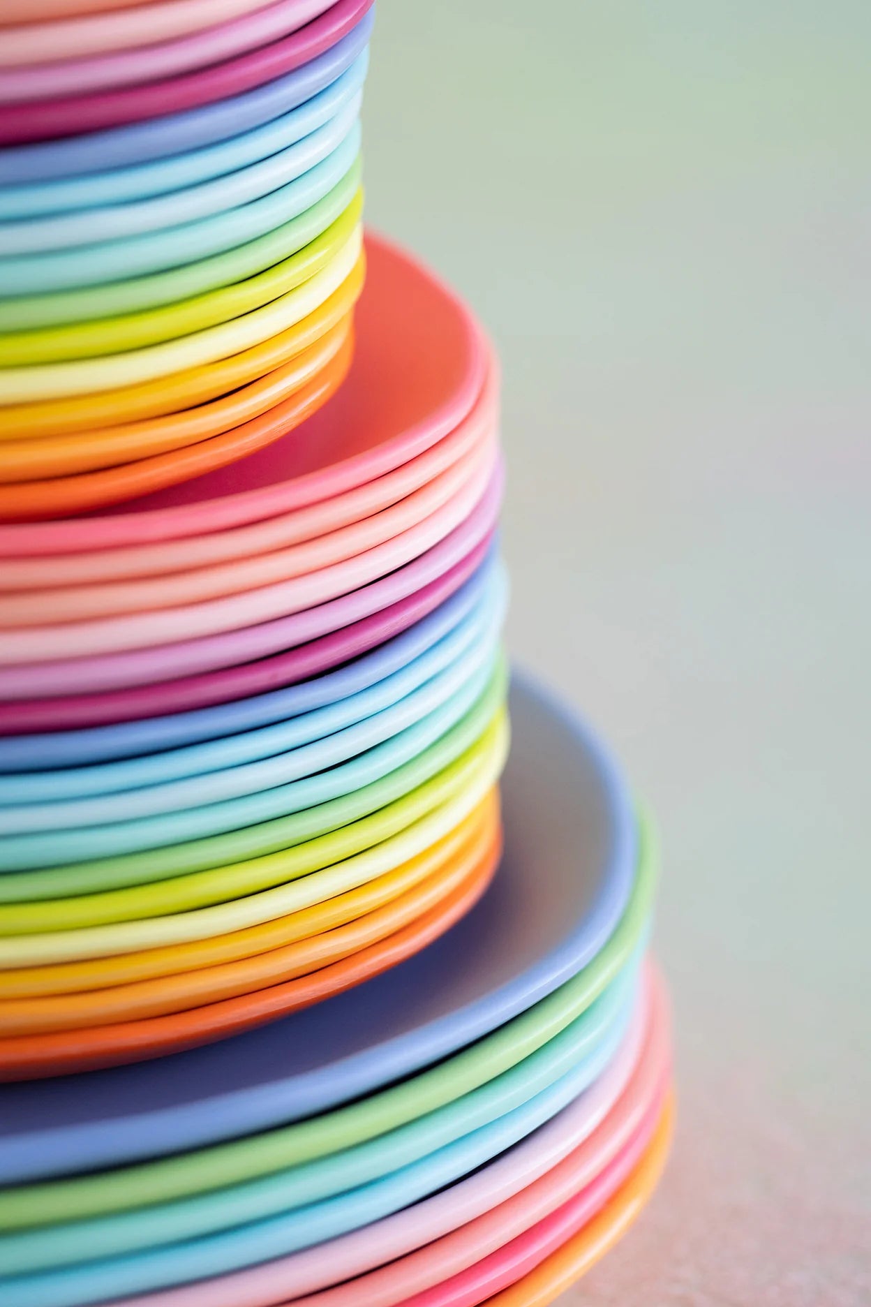 Rainbow Melamine Dinner Plate (11")