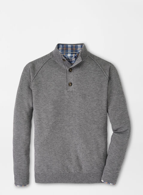 Parkway Textured 3-Button Sweater