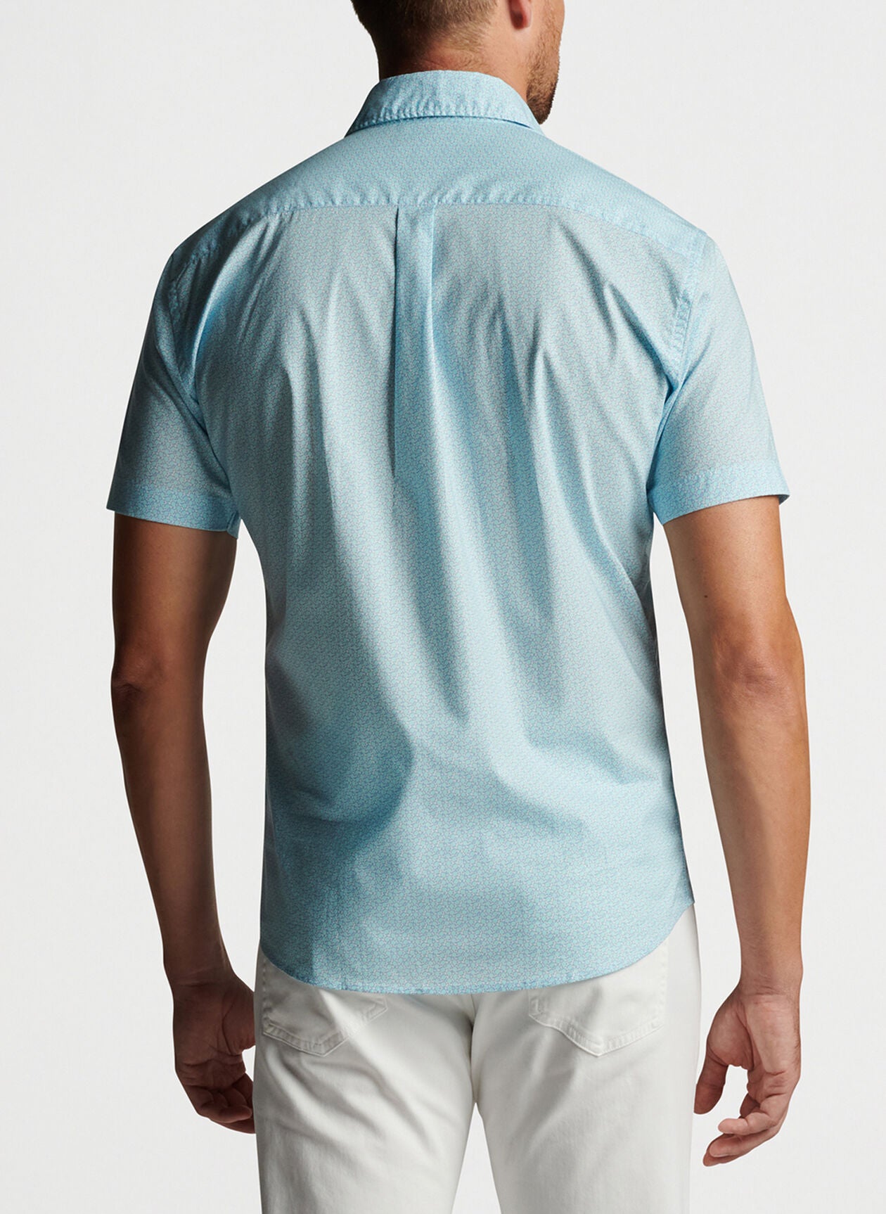 Summer Slice Cotton-Stretch Sport Shirt
