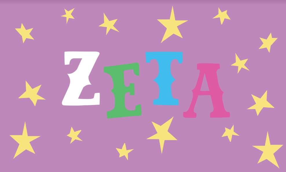 Zeta Tau Alpha Oh My Stars Flag