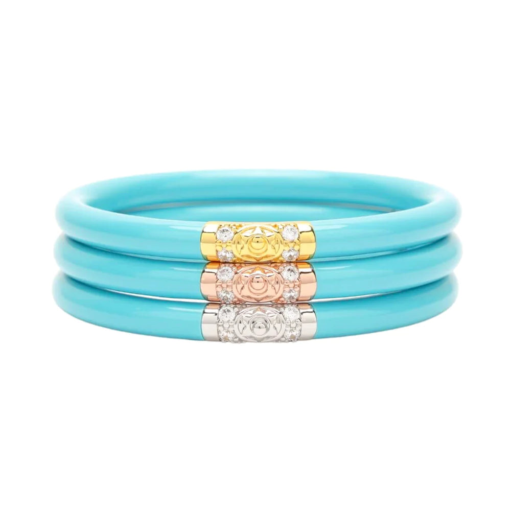 Three Kings Bangles Turquoise 3 Set