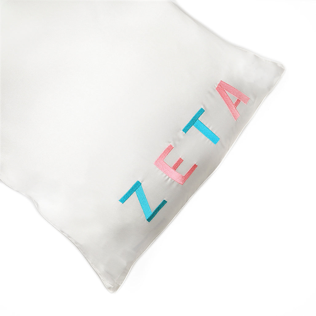 Zeta Tau Alpha Satin Pillowcase