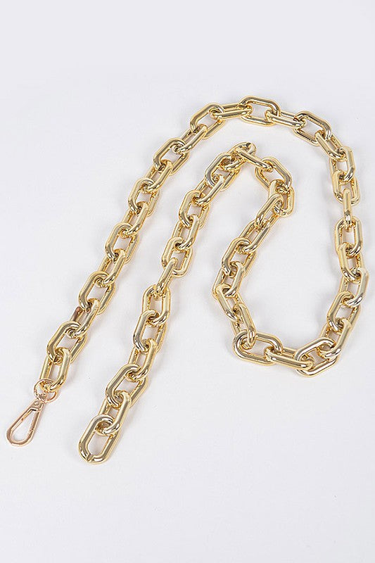 Oversized Chain Belt Gold