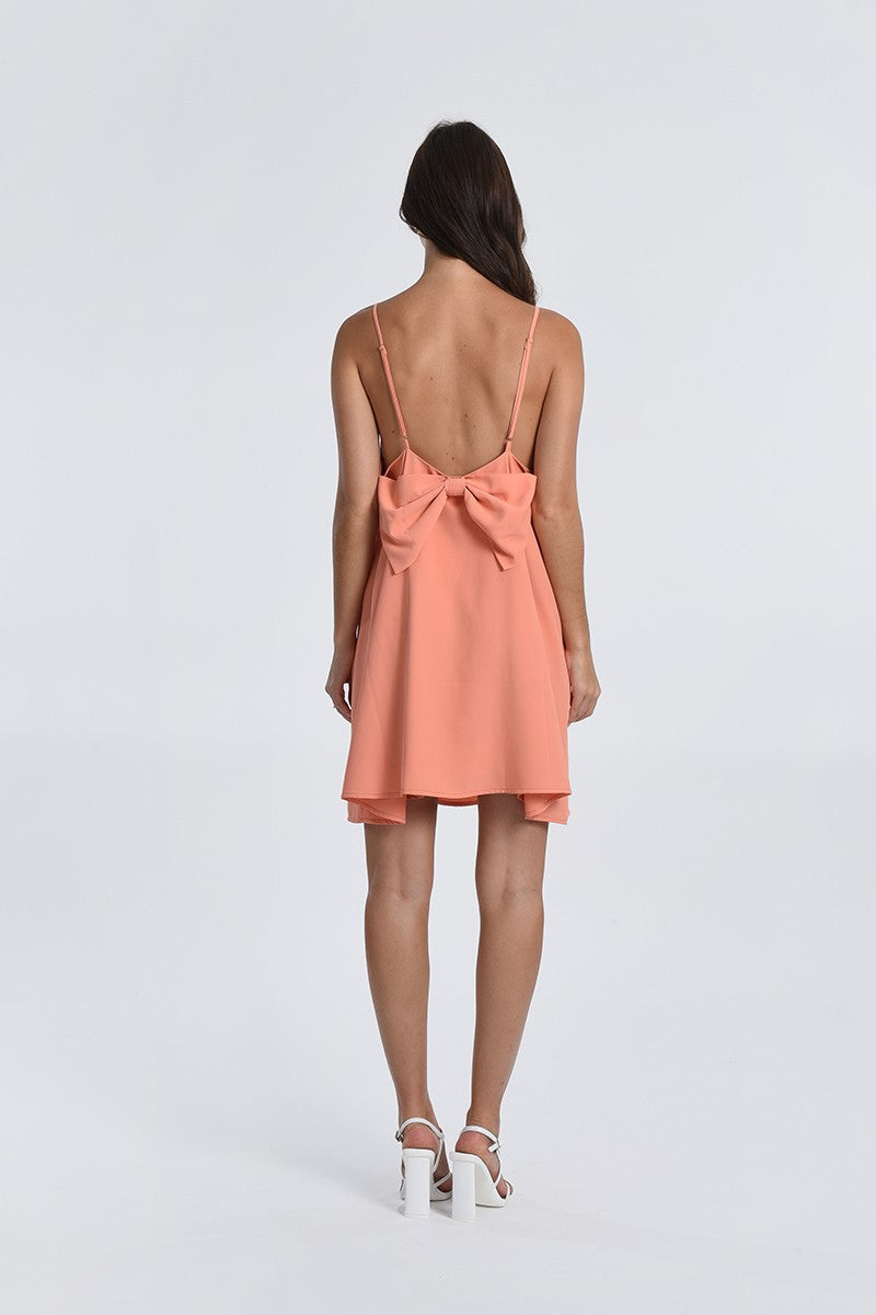 bow back mini dress - Marmalade