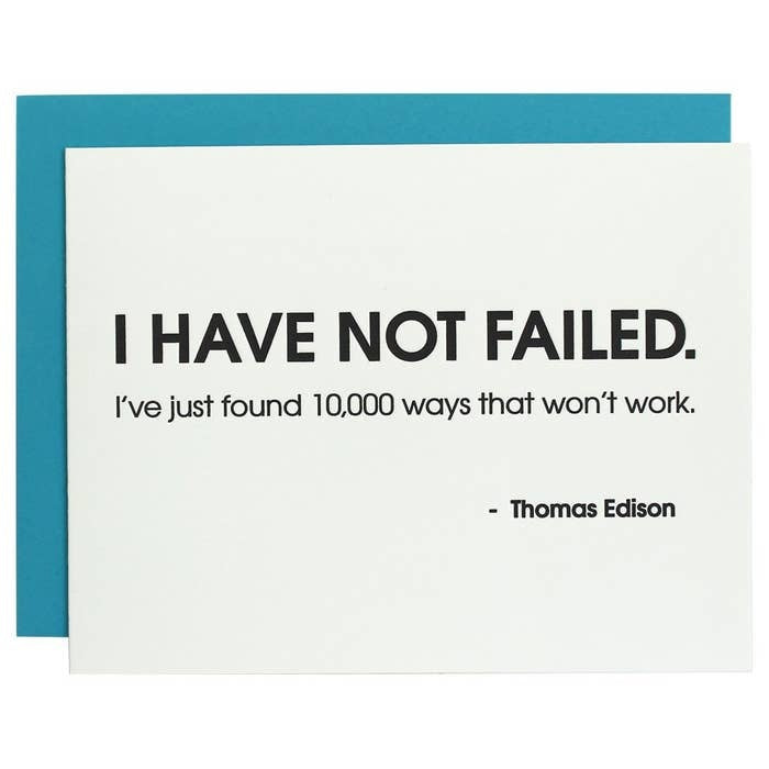 Thomas Edison Quote Card