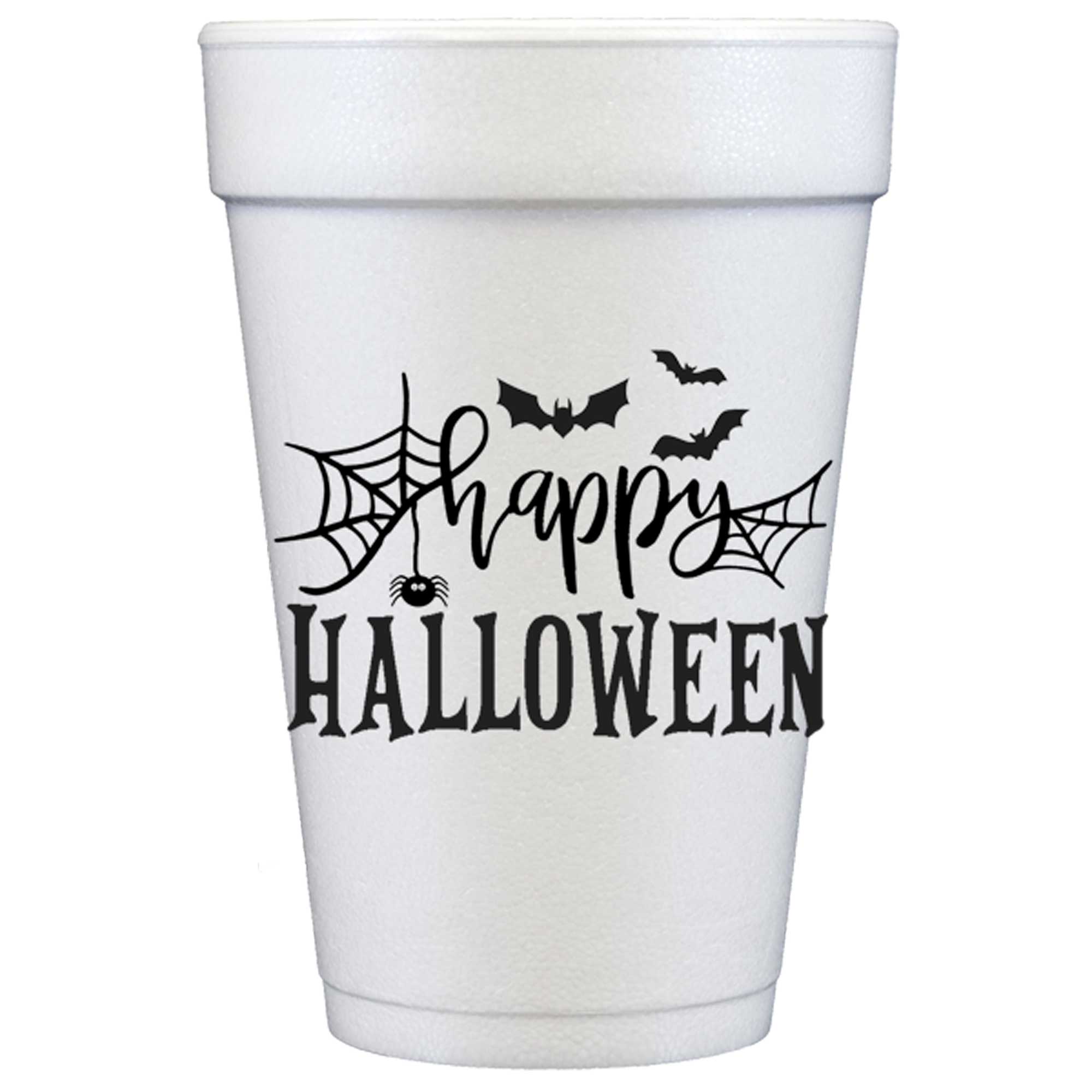 Halloween Styrofoam Cups 10pk