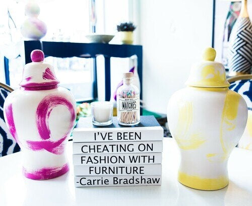 Carrie Bradshaw Quote/Black Cover 5 Vol.