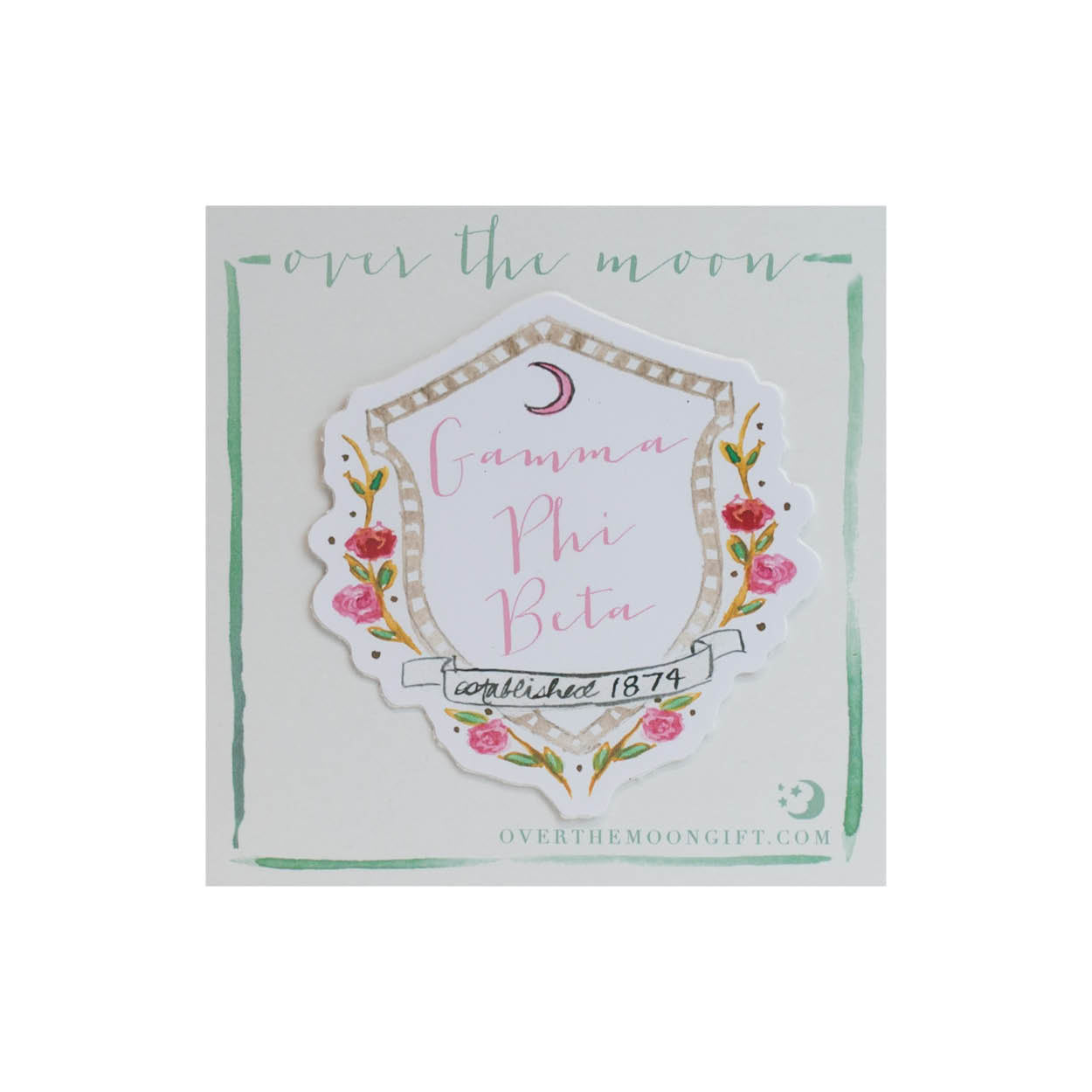 Gamma Phi Beta Decal Motif