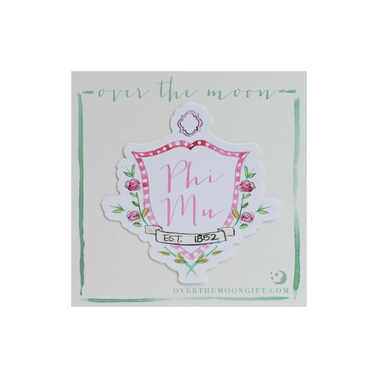 Phi Mu Decal Motif
