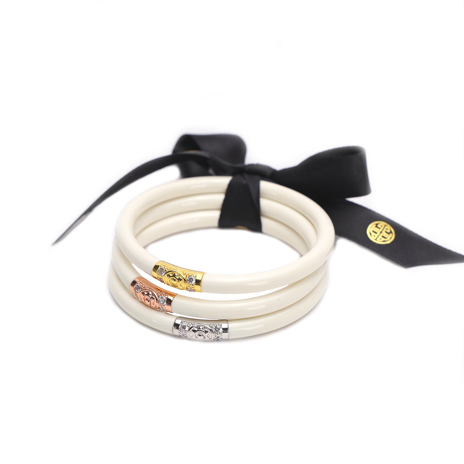 Three Kings Ivory Bangles 3 Set